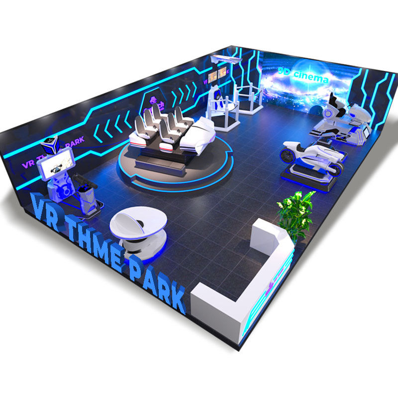 One Stop Solution VR Theme Park , Customized 9D Virtual Reality Equipment Cinema